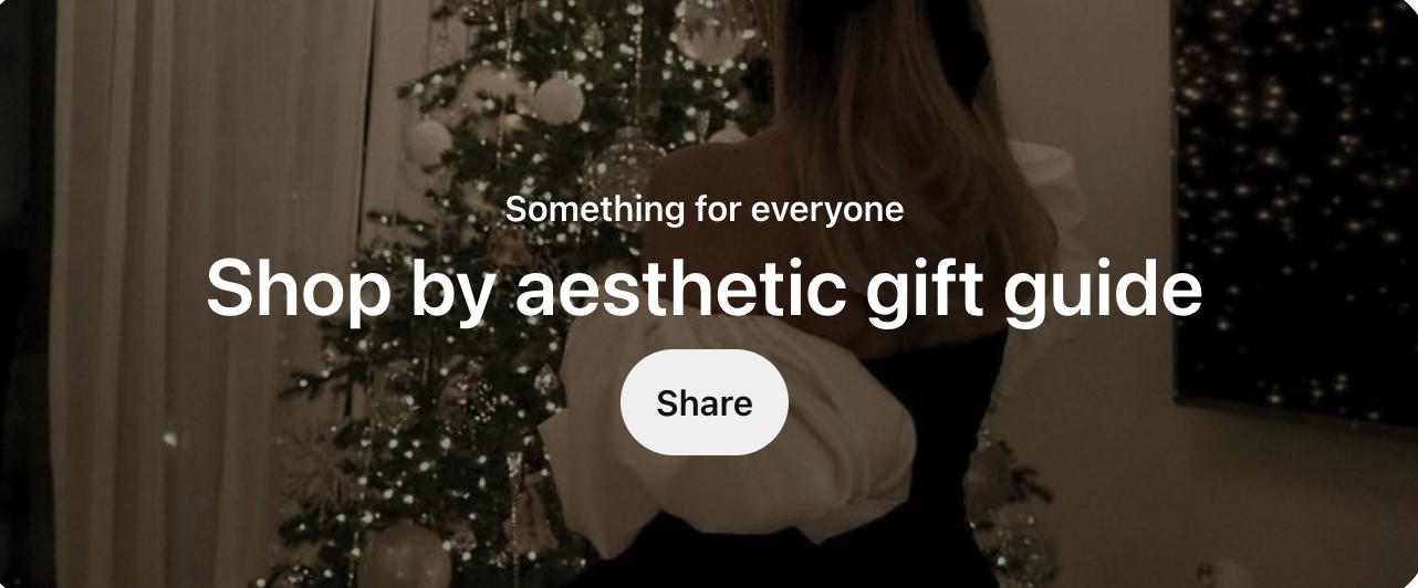 Pinterest Featured Board this week thoughtful gift ideas for every aesthetic.<br />
